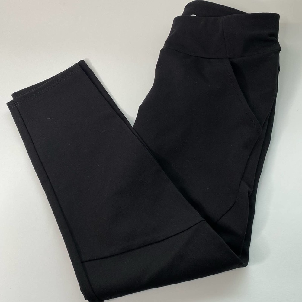 Betabrand Moto Cigarette Legging Pants Hidden Zip Pockets Small Petite